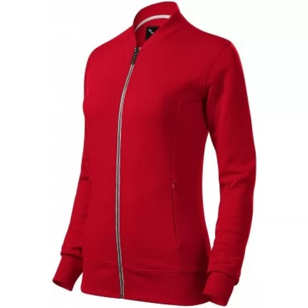  Damen-Sweatshirt MALFINI PREMIUM BOMBER 454 ROTE FORMEL 