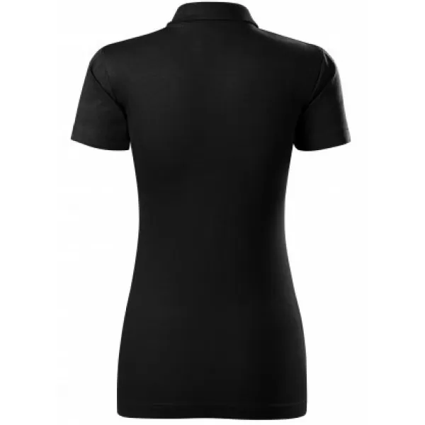  Damen-T-Shirt mit Kragen MALFINI SINGLE J. 223 SCHWARZ 