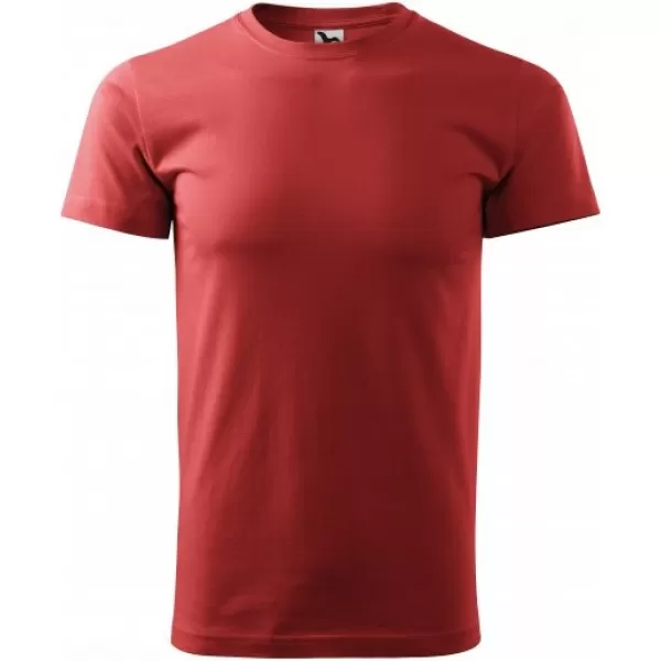  Herren-T-Shirt MALFINI HEAVY NEW 137 ROTWEIN 