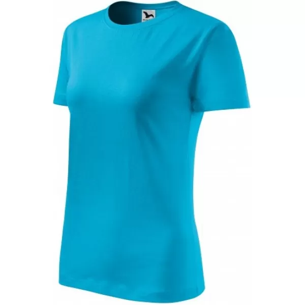  Damen-T-Shirt MALFINI CLASSIC NEW 133 TÜRKIS 