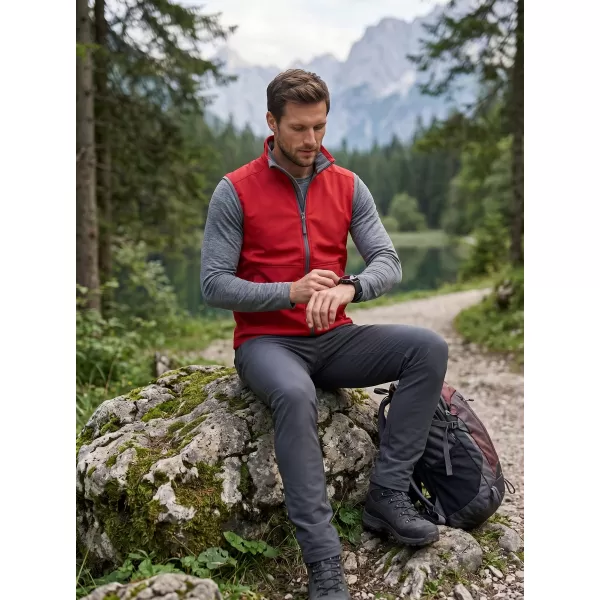  Herren-Softshellweste MALFINI VISION 517 ROT 