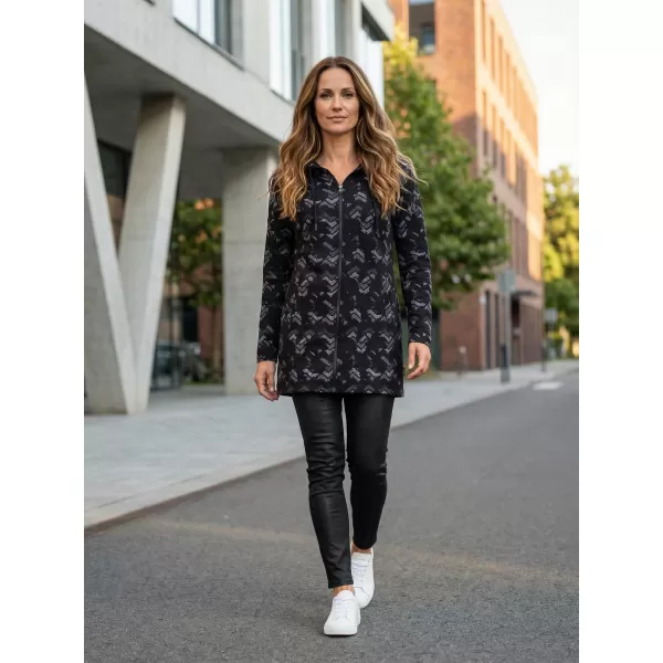  Erweitertes Damen-Sweatshirt ALTISPORT OCHIENA LSWS296 SCHWARZ 