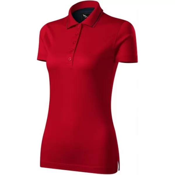  Damen-T-Shirt mit Kragen MALFINI PREMIUM GRAND 269 ROTE FORMEL 