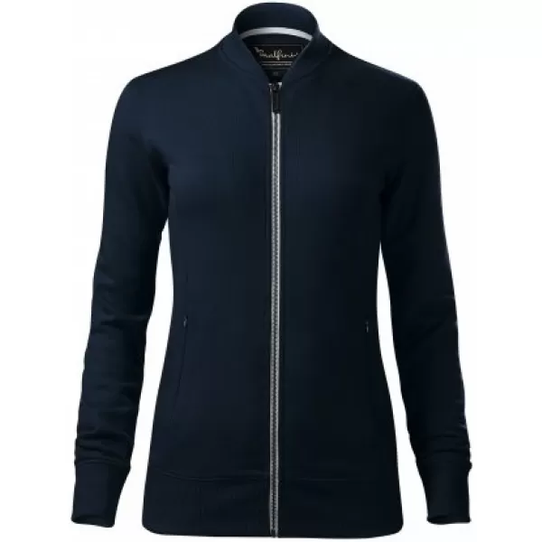  Damen-Sweatshirt MALFINI PREMIUM BOMBER 454 MARINEBLAU 