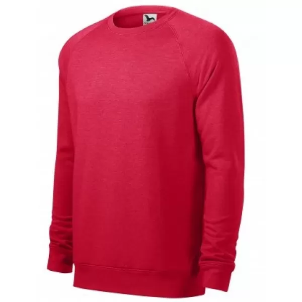  Herren-Sweatshirt MALFINI MERGER 415 ROTE MARKIERUNG 