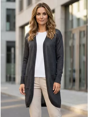 Strickjacke für Damen ALTISPORT DIARA LPLS088 GRAU