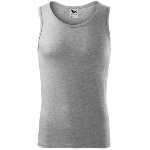  Herren-Tanktop MALFINI CORE 142 DUNKELGRAUE HIGHLIGHTS 
