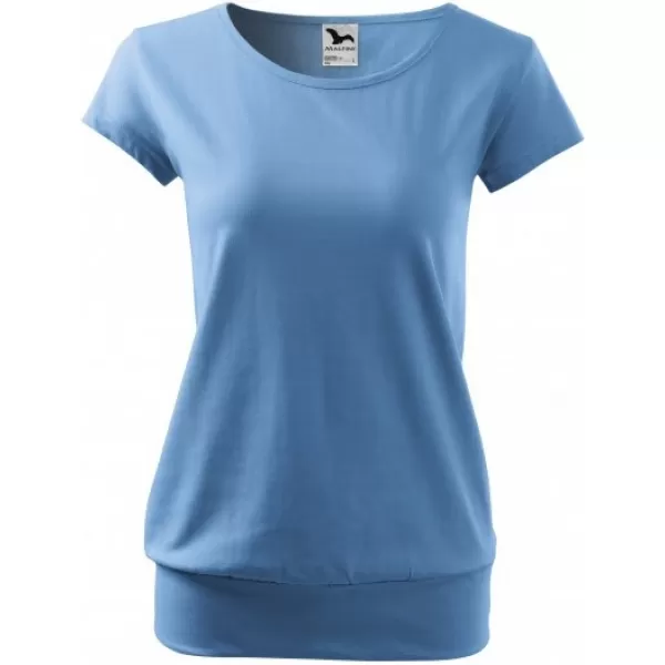  Damen-T-Shirt MALFINI CITY 120 HIMMELBLAU 