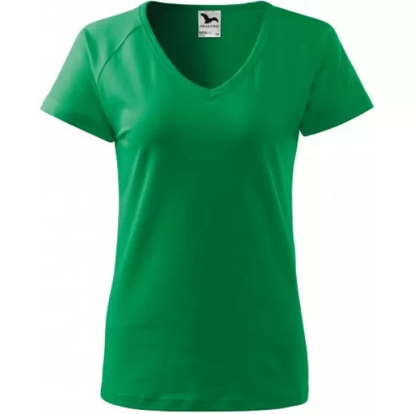  Damen-T-Shirt MALFINI DREAM 128 MITTELGRÜN 