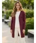 Strickjacke für Damen ALTISPORT WEINA LPLS090 BURGUND