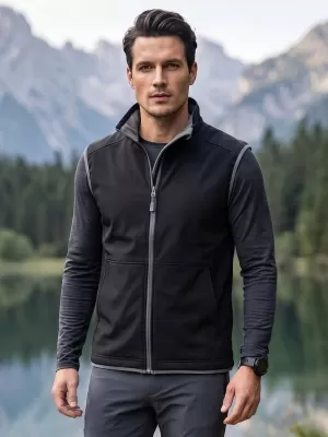 Herren-Softshellweste MALFINI VISION 517 SCHWARZ