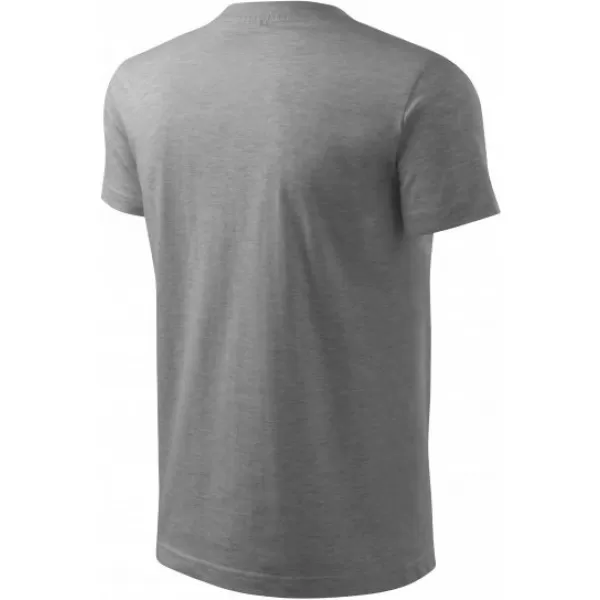  Herren-T-Shirt MALFINI CLASSIC NEW 132 DUNKELGRAUE HIGHLIGHTS 