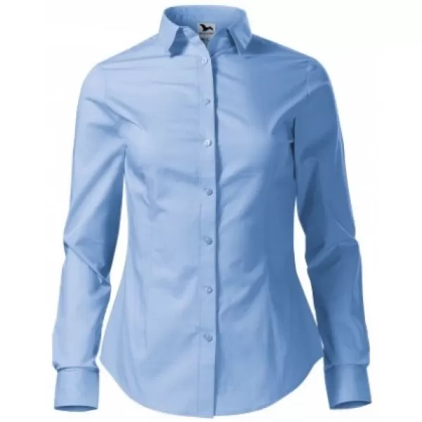  Damenshirt mit langen Ärmeln MALFINI STYLE LS 229 HIMMELBLAU 