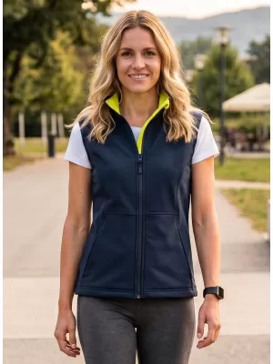 Softshellweste für Damen MALFINI 516 VISION MARINEBLAU