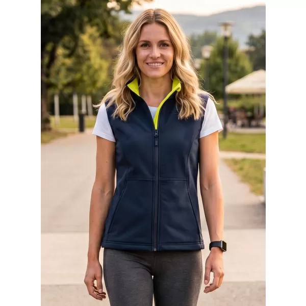  Softshellweste für Damen MALFINI 516 VISION MARINEBLAU 