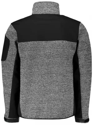Herren Softshelljacke/Pullover MALFINI CASUAL 550 KNIT GREY MALFINI PREMIUM