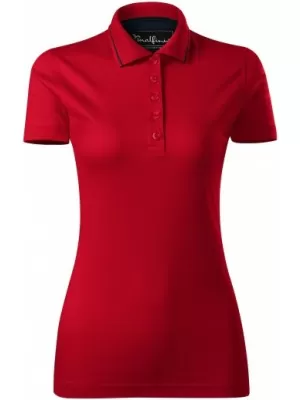 Damen-T-Shirt mit Kragen MALFINI PREMIUM GRAND 269 ROTE FORMEL