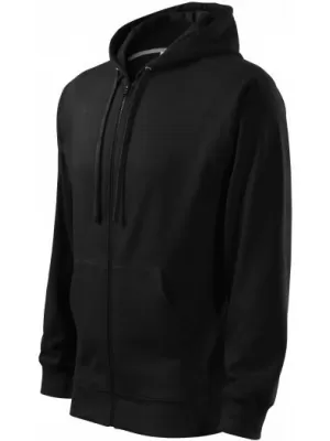 Herren-Sweatshirt MALFINI TRENDY ZIPPER 410 SCHWARZ