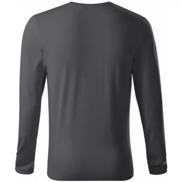  Herren-T-Shirt mit langen Ärmeln MALFINI PREMIUM BRAVE 155 HELLES ANTHRAZIT 