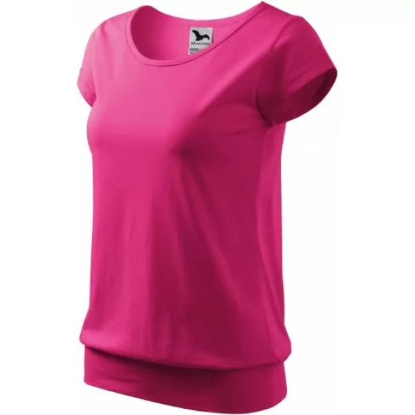  Damen-T-Shirt MALFINI CITY 120 MAGENTA 