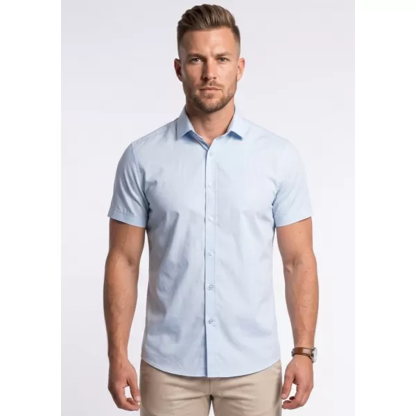  Herrenhemd mit kurzen Ärmeln MALFINI PREMIUM FLASH 260 HELLBLAU 
