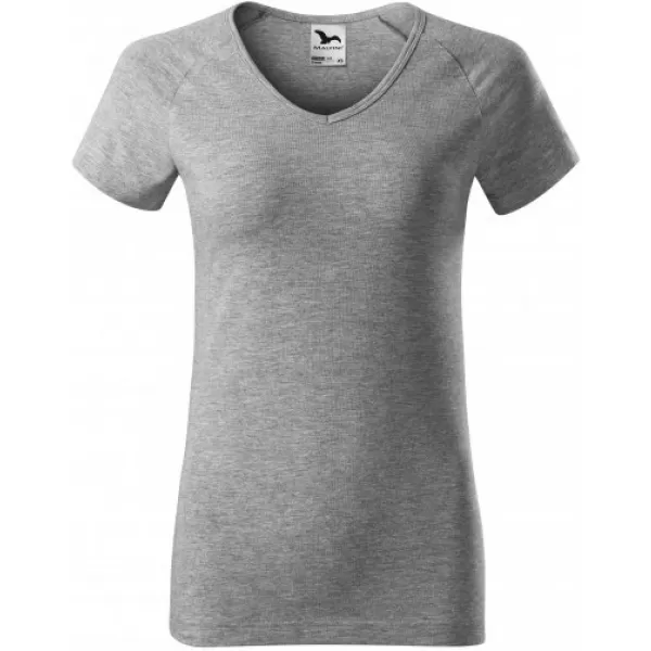  Damen-T-Shirt MALFINI DREAM 128 DUNKELGRAUE HIGHLIGHTS 