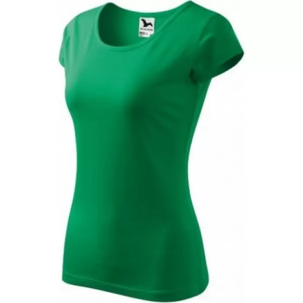  Damen-T-Shirt MALFINI PURE 122 MITTELGRÜN 
