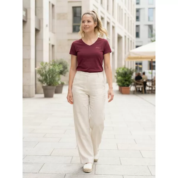  Damen-T-Shirt ALTISPORT LUKENA LTSS701 BURGUND 