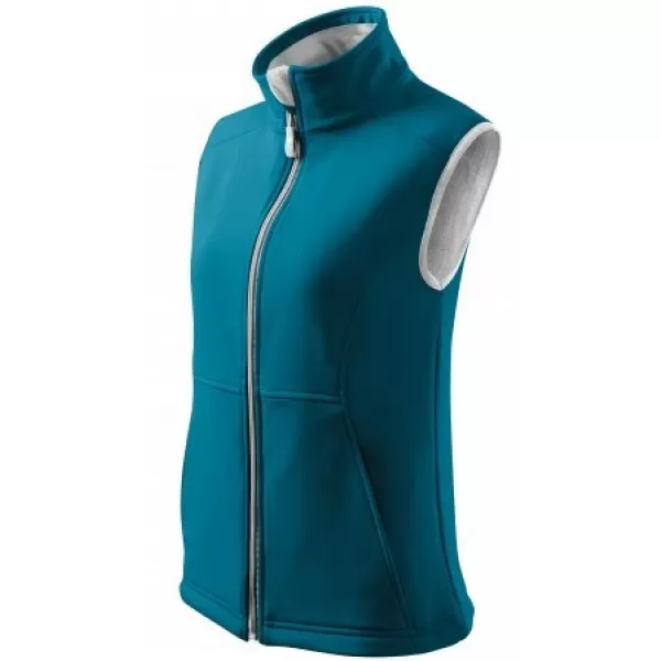  Softshellweste für Damen MALFINI VISION 516 DUNKLES TÜRKIS 