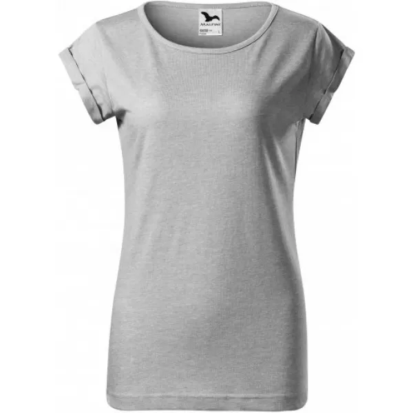  Damen-T-Shirt MALFINI FUSION 164 SILBERNE HIGHLIGHTS 