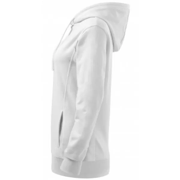  Damen-Sweatshirt MALFINI KANGAROO 408 WEIß/WEIß 