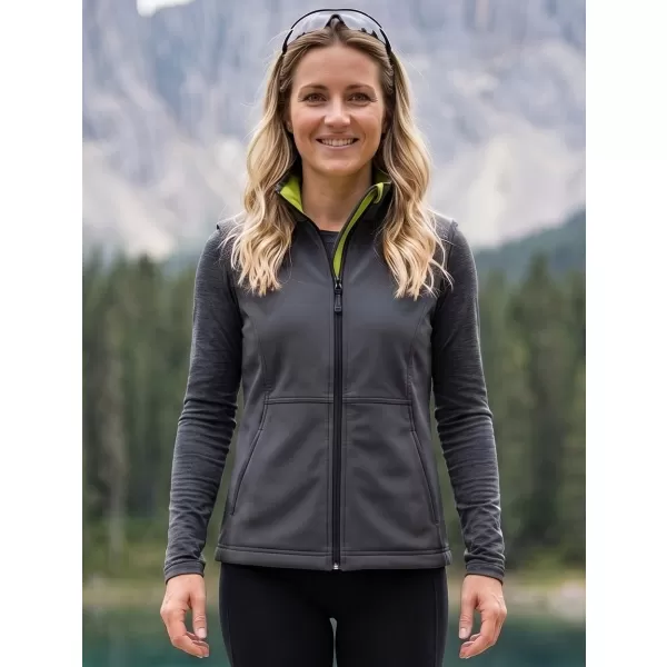  Softshellweste für Damen MALFINI VISION 516 STAHLGRAU 