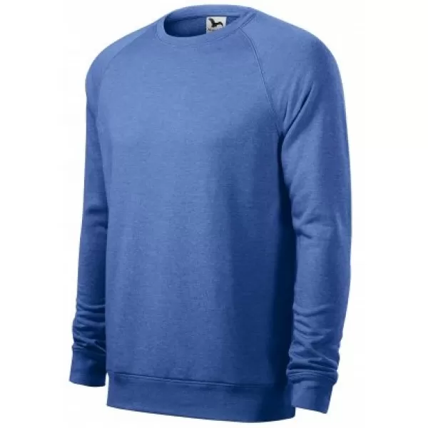  Herren-Sweatshirt MALFINI MERGER 415 BLAUE HIGHLIGHTS 