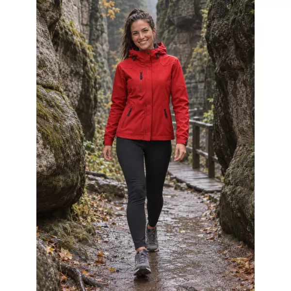  Softshelljacke für Damen MALFINI NANO 532 ROT 
