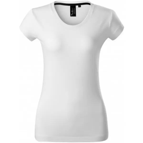  Damen-T-Shirt mit kurzen Ärmeln MALFINI PREMIUM EXCLUSIVE 154 WEIß 