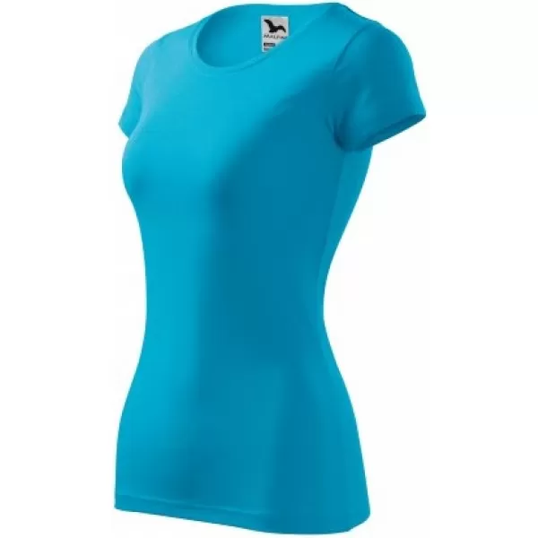  Damen-T-Shirt MALFINI GLANCE 141 TÜRKIS 