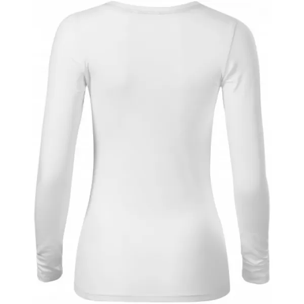  Damen-T-Shirt mit langen Ärmeln MALFINI PREMIUM BRAVE 156 WEIß 