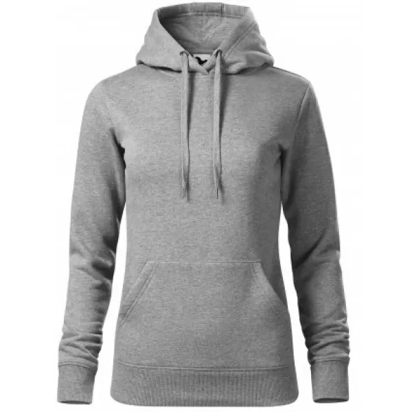  Damen-Sweatshirt MALFINI CAPE 414 DUNKELGRAUE HIGHLIGHTS 