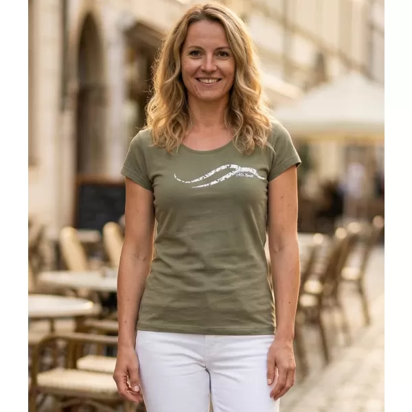  Dámské triko ALTISPORT CARRYOVER ALW001F61 KHAKI 