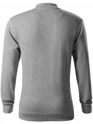 Herren-Sweatshirt MALFINI PREMIUM BOMBER 453 DUNKELGRAUE HIGHLIGHTS