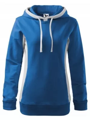 Damen-Sweatshirt MALFINI KANGAROO 408 AZURBLAU