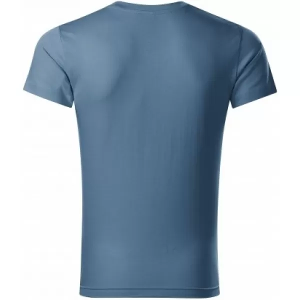  Herren-T-Shirt MALFINI SLIM FIT V-NECK 146 DENIM 