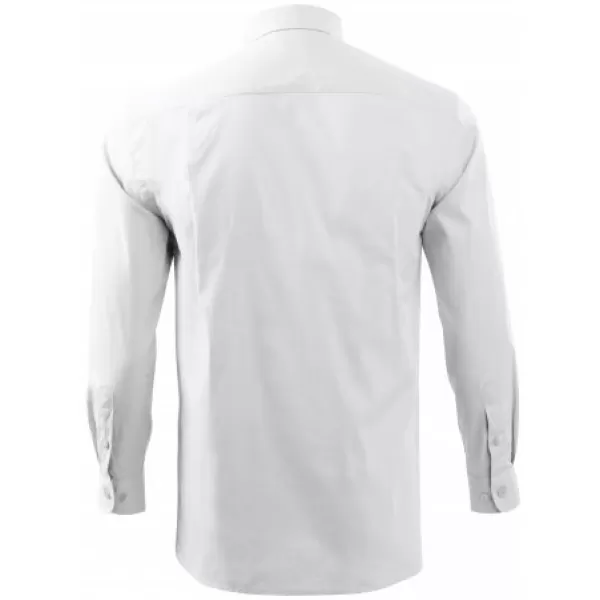  Herren-Langarmshirt MALFINI STYLE LS 209 WEIß 