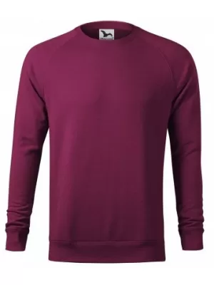 Herren-Sweatshirt MALFINI MERGER 415 ROTE PFLAUMEN-HIGHLIGHTS