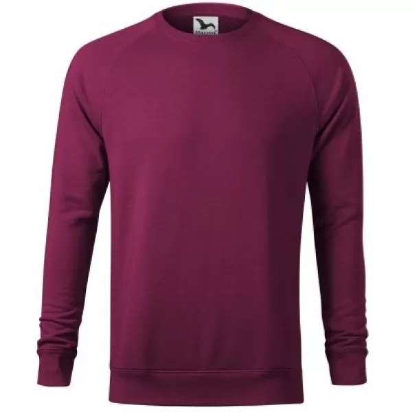  Herren-Sweatshirt MALFINI MERGER 415 ROTE PFLAUMEN-HIGHLIGHTS 