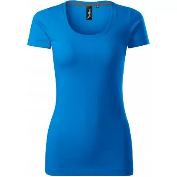 Damen-T-Shirt mit kurzen Ärmeln MALFINI PREMIUM ACTION 152 SCHNORCHEL BLAU 