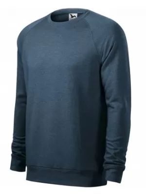 Herren-Sweatshirt MALFINI MERGER 415 DUNKLE DENIM-HIGHLIGHTS