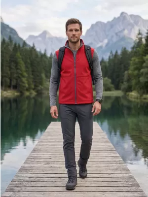 Herren-Softshellweste MALFINI VISION 517 ROT