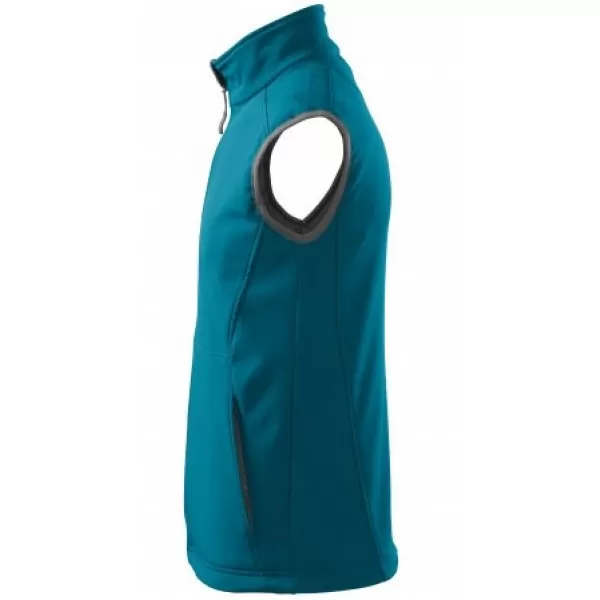  Herren-Softshellweste MALFINI VISION 517 DUNKLES TÜRKIS 