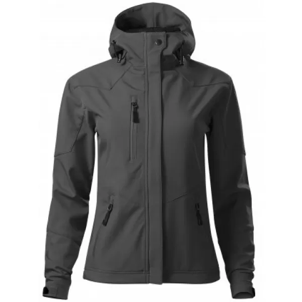  Softshelljacke für Damen MALFINI NANO 532 STAHLGRAU 